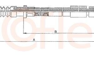 Cablu ambreiaj COFLE 11.261 – OPEL | AutoRival