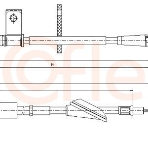 Cablu frana de parcare COFLE 11.5746 – OPEL | AutoRival