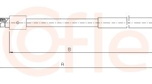 Cablu frana de parcare COFLE 11.5758 – OPEL | AutoRival