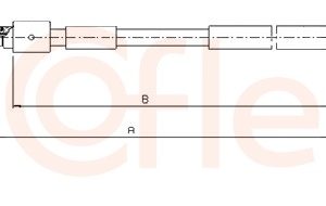 Cablu frana de parcare COFLE 11.5759 – OPEL | AutoRival