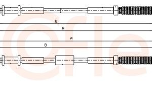 Cablu frana de parcare COFLE 11.5770 – OPEL | AutoRival