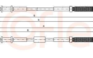 Cablu frana de parcare COFLE 11.5771 – OPEL | AutoRival