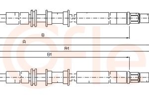 Cablu frana de parcare COFLE 11.5791 – OPEL | AutoRival