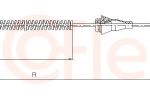 Cablu frana de parcare COFLE 11.5793 – OPEL | AutoRival