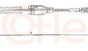 Cablu frana de parcare COFLE 11.583 – OPEL | AutoRival