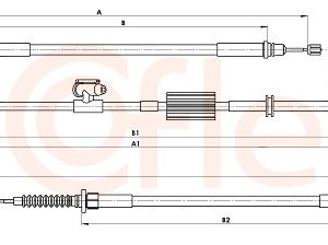 Cablu frana de parcare COFLE 11.5841 – OPEL | AutoRival