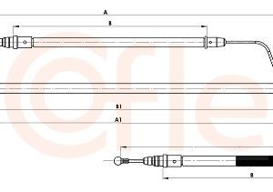 Cablu frana de parcare COFLE 11.5843 – OPEL | AutoRival