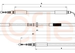Cablu frana de parcare COFLE 11.5844 – OPEL | AutoRival