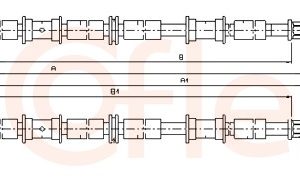 Cablu frana de parcare COFLE 11.5864 – OPEL | AutoRival