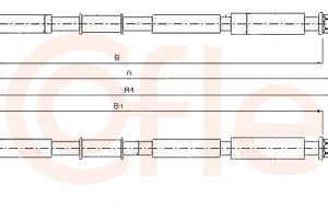 Cablu frana de parcare COFLE 11.5867 – OPEL | AutoRival