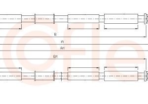 Cablu frana de parcare COFLE 11.5868 – OPEL | AutoRival