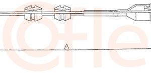 Cablu frana de parcare COFLE 11.5921 – OPEL | AutoRival
