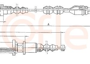 Cablu frana de parcare COFLE 11.5931 – OPEL | AutoRival