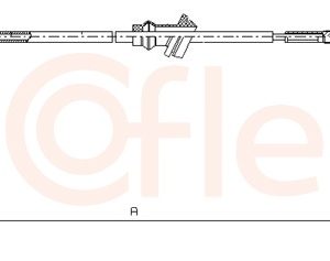 Cablu frana de parcare COFLE 11.5932 – OPEL | AutoRival