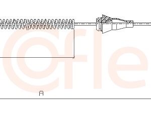 Cablu frana de parcare COFLE 11.5934 – OPEL | AutoRival