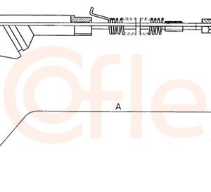 Cablu frana de parcare COFLE 11.5940 – OPEL | AutoRival