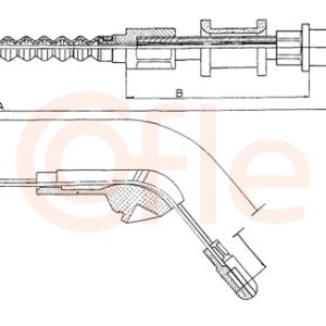 Cablu frana de parcare COFLE 11.5943 – OPEL | AutoRival
