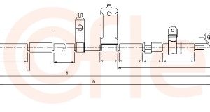 Cablu frana de parcare COFLE 17.2741 – OPEL | AutoRival