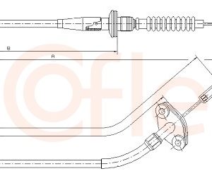 Cablu ambreiaj COFLE 18.6021 – OPEL | AutoRival