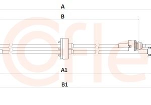 Cablu transmisie manuala COFLE 2CB.OP008 – OPEL | AutoRival