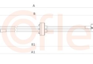 Cablu transmisie manuala COFLE 2CB.OP012 – OPEL | AutoRival