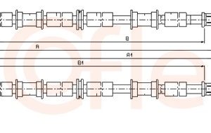 Cablu frana de parcare COFLE 92.11.5863 – OPEL | AutoRival