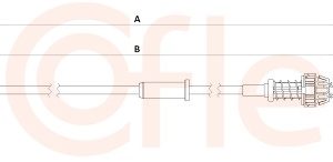 Cablu transmisie manuala COFLE 92.2CB.OP016 – OPEL | AutoRival
