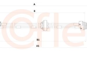 Cablu transmisie manuala COFLE 92.2CB.OP019 – OPEL | AutoRival