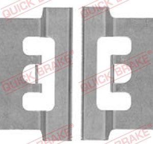 Set accesorii placute frana QUICK BRAKE 109-1688