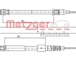 Cablu frana de parcare METZGER 11.5762