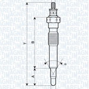 Bujie incandescenta MAGNETI MARELLI 062900092304