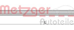 Furtun frana METZGER 4111549