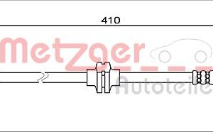 Furtun frana METZGER 4111608