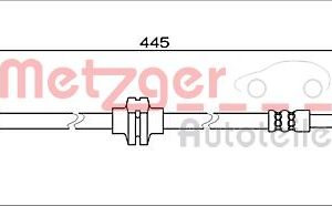 Furtun frana METZGER 4111952