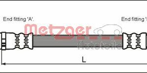 Furtun frana METZGER 4112818