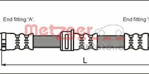 Furtun frana METZGER 4112825