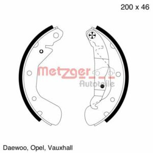Set saboti frana METZGER MG 564