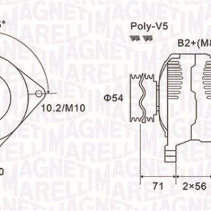 Alternator MAGNETI MARELLI 063731833010