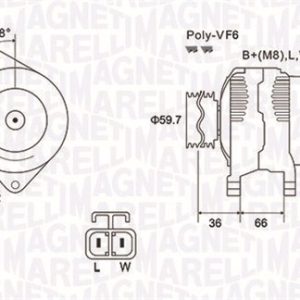 Alternator MAGNETI MARELLI 063731901010