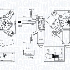 Motor stergator MAGNETI MARELLI 064070900010