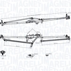 Legaturi stergator parbriz MAGNETI MARELLI 085570703010