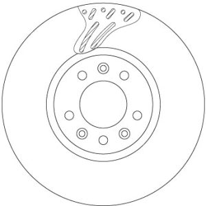 Disc frana PEUGEOT EXPERT caroserie (V_) 2.0 BlueHDi 145 diesel 144 cai TRW DF6977S
