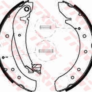 Set saboti frana PEUGEOT EXPERT caroserie (VF3A_, VF3U_, VF3X_) 1.6 HDi 90 8V diesel 90 cai TRW GS8546