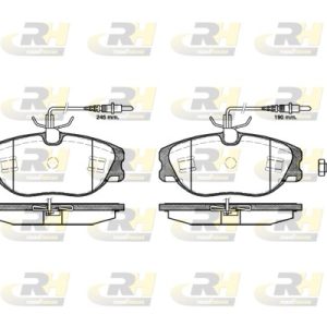 Placute frana PEUGEOT EXPERT caroserie (222) 1.9 D 70 diesel 69 cai ROADHOUSE 2305.44