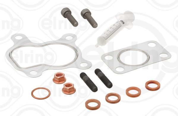Set montaj turbocompresor PEUGEOT BIPPER TEPEE 1.4 HDi diesel 68 cai ELRING 714.590