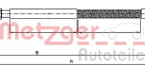 Cablu frana de parcare PEUGEOT EXPERT TEPEE (VF3X_) 2.0 HDi 120 4x4 diesel 120 cai METZGER 10.4739