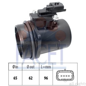 Senzor debit aer PEUGEOT EXPERT platou / sasiu 1.6 HDi 90 8V diesel 90 cai FACET 10.1463