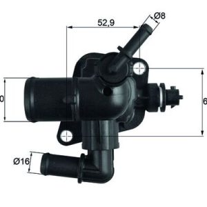 Termostat lichid racire PEUGEOT BIPPER TEPEE 1.3 HDi 75 diesel 75 cai MAHLE ORIGINAL TI 251 88D