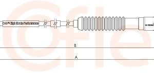 Cablu ambreiaj PEUGEOT EXPERT (224_) 1.9 TD diesel 90 cai COFLE 11.3923