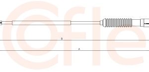 Cablu ambreiaj PEUGEOT EXPERT caroserie (222) 2.0 benzina 136 cai COFLE 11.3924